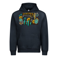Navy sewing life western Urban Hoodie - texasbilliewilder