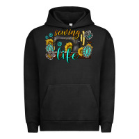 Pigment Black sewing life western Urban Hoodie - texasbilliewilder