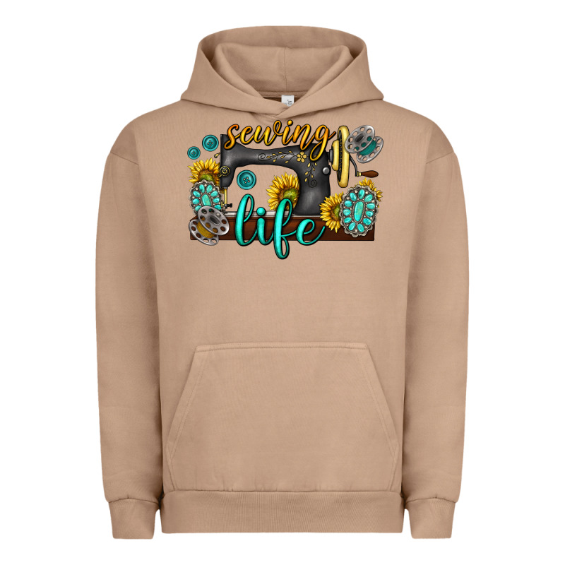 Sewing Life Western Urban Hoodie by texasbilliewilder | Teevron