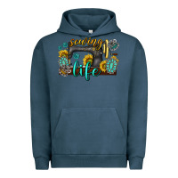 Pigment Midnight Navy sewing life western Urban Hoodie - texasbilliewilder