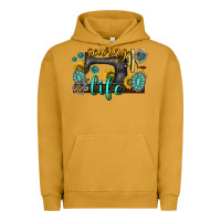 Pigment Peanut Butter sewing life western Urban Hoodie - texasbilliewilder
