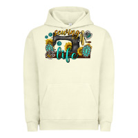 Pigment Pistachio sewing life western Urban Hoodie - texasbilliewilder