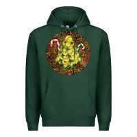 Sports Green Softball leopard christmas Premium Hoodie - RanaPortraitStore