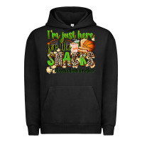 Pigment Black im just here for the snacks basketball brother Urban Hoodie - Zillion Design Studio