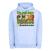 Pigment Grape Ice im just here for the snacks basketball brother Urban Hoodie - Zillion Design Studio
