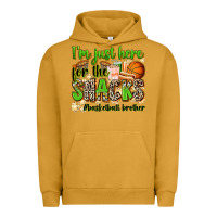 Pigment Peanut Butter im just here for the snacks basketball brother Urban Hoodie - Zillion Design Studio