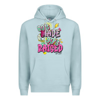 Blue Mist 80s made 90s raised Premium Hoodie - texasbilliewilder