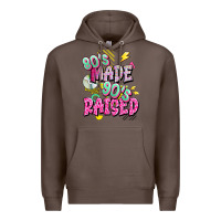 Coffee 80s made 90s raised Premium Hoodie - texasbilliewilder