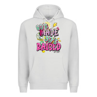 Dove Grey 80s made 90s raised Premium Hoodie - texasbilliewilder