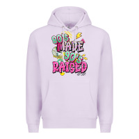 Lilac 80s made 90s raised Premium Hoodie - texasbilliewilder