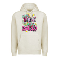 Oatmeal Heather 80s made 90s raised Premium Hoodie - texasbilliewilder