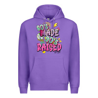 Purple 80s made 90s raised Premium Hoodie - texasbilliewilder