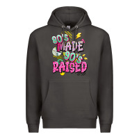 Smoke 80s made 90s raised Premium Hoodie - texasbilliewilder