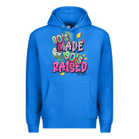 True Royal 80s made 90s raised Premium Hoodie - texasbilliewilder
