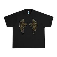 Black leopard camouflage wings Urban Heavy Tee - RanaPortraitStore