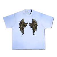 Grape Ice leopard camouflage wings Urban Heavy Tee - RanaPortraitStore