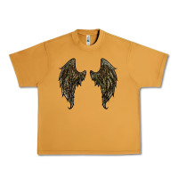 Peanut Butter leopard camouflage wings Urban Heavy Tee - RanaPortraitStore