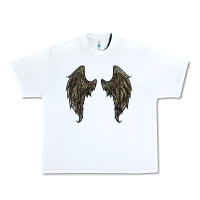 White leopard camouflage wings Urban Heavy Tee - RanaPortraitStore