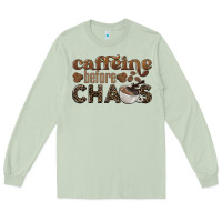 Matcha caffeine before chaos Long Sleeve Tee - BarkalooDesign