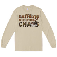 Mushroom caffeine before chaos Long Sleeve Tee - BarkalooDesign