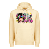 Pina Colada 80s made 90s raised messy bun Premium Hoodie - texasbilliewilder