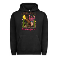 Pigment Black shoulda been a cowgirl bucking horse Urban Hoodie - texasbilliewilder