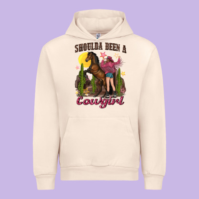 Urban Hoodie shoulda been a cowgirl bucking horse