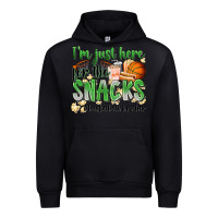Black i'm just here for the snacks #basketball brother Urban Hoodie - Zillion Design Studio