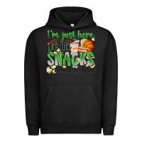 Pigment Black i'm just here for the snacks #basketball brother Urban Hoodie - Zillion Design Studio