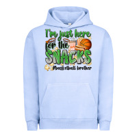 Pigment Grape Ice i'm just here for the snacks #basketball brother Urban Hoodie - Zillion Design Studio