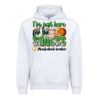 White i'm just here for the snacks #basketball brother Urban Hoodie - Zillion Design Studio