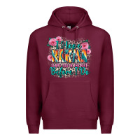Burgundy i hope karma slaps you in the face before i do Premium Hoodie - Zillion Design Studio