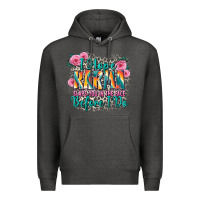 Charcoal Heather i hope karma slaps you in the face before i do Premium Hoodie - Zillion Design Studio