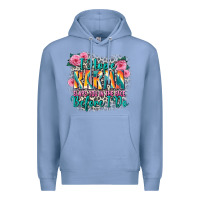 Colony Blue i hope karma slaps you in the face before i do Premium Hoodie - Zillion Design Studio