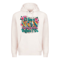 Pale Pink i hope karma slaps you in the face before i do Premium Hoodie - Zillion Design Studio