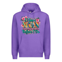 Purple i hope karma slaps you in the face before i do Premium Hoodie - Zillion Design Studio
