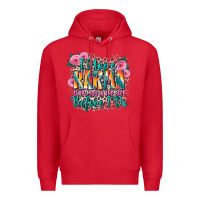 Red i hope karma slaps you in the face before i do Premium Hoodie - Zillion Design Studio
