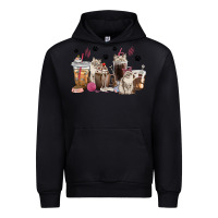 Black siberian cat coffee cups Urban Hoodie - texasbilliewilder