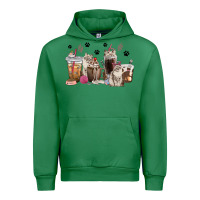 Emerald siberian cat coffee cups Urban Hoodie - texasbilliewilder