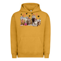 Pigment Peanut Butter siberian cat coffee cups Urban Hoodie - texasbilliewilder