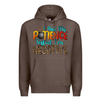 Coffee i had my patience tested i'm negative Premium Hoodie - Zillion Design Studio