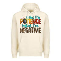 Tofu i had my patience tested i'm negative Premium Hoodie - Zillion Design Studio