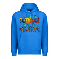 True Royal i had my patience tested i'm negative Premium Hoodie - Zillion Design Studio