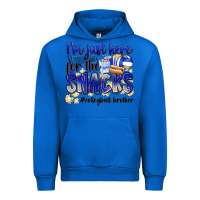 Cobalt im just here for the snacks volleyball brother Urban Hoodie - Zillion Design Studio