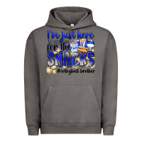 Pigment Tornado im just here for the snacks volleyball brother Urban Hoodie - Zillion Design Studio