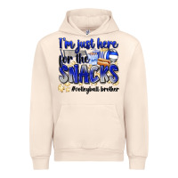 Sandshell im just here for the snacks volleyball brother Urban Hoodie - Zillion Design Studio
