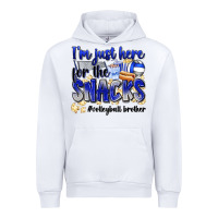 White im just here for the snacks volleyball brother Urban Hoodie - Zillion Design Studio