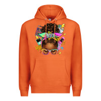 Carrot 90s afro messy bun Premium Hoodie - texasbilliewilder