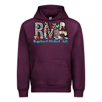 Mauve Wine rma registered medical aide Urban Hoodie - Zillion Design Studio