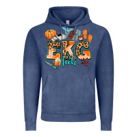 Vintage Denim ekg tech fall Vintage Hoodie - AdoDesignShop